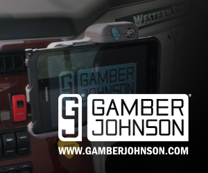 Gamber Johnson quarter page ad