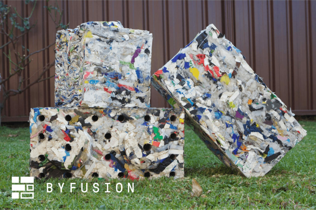 ByFusion ByBlocks shown on grass outside