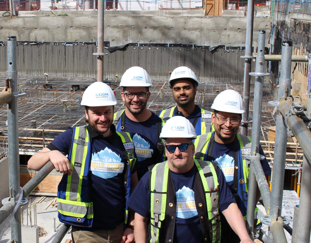 BCCA team on construction site