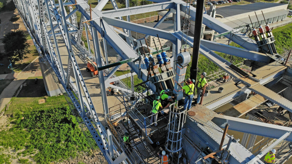 piasecki steel bridge project in progress