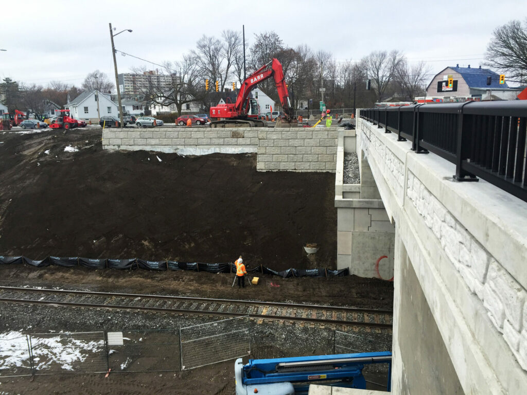 gordon barr project site bridge in belleville