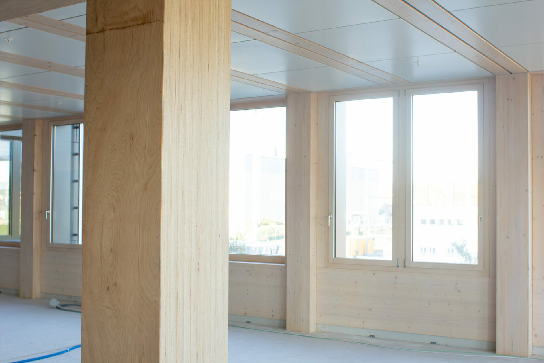mass timber wooden structure interior