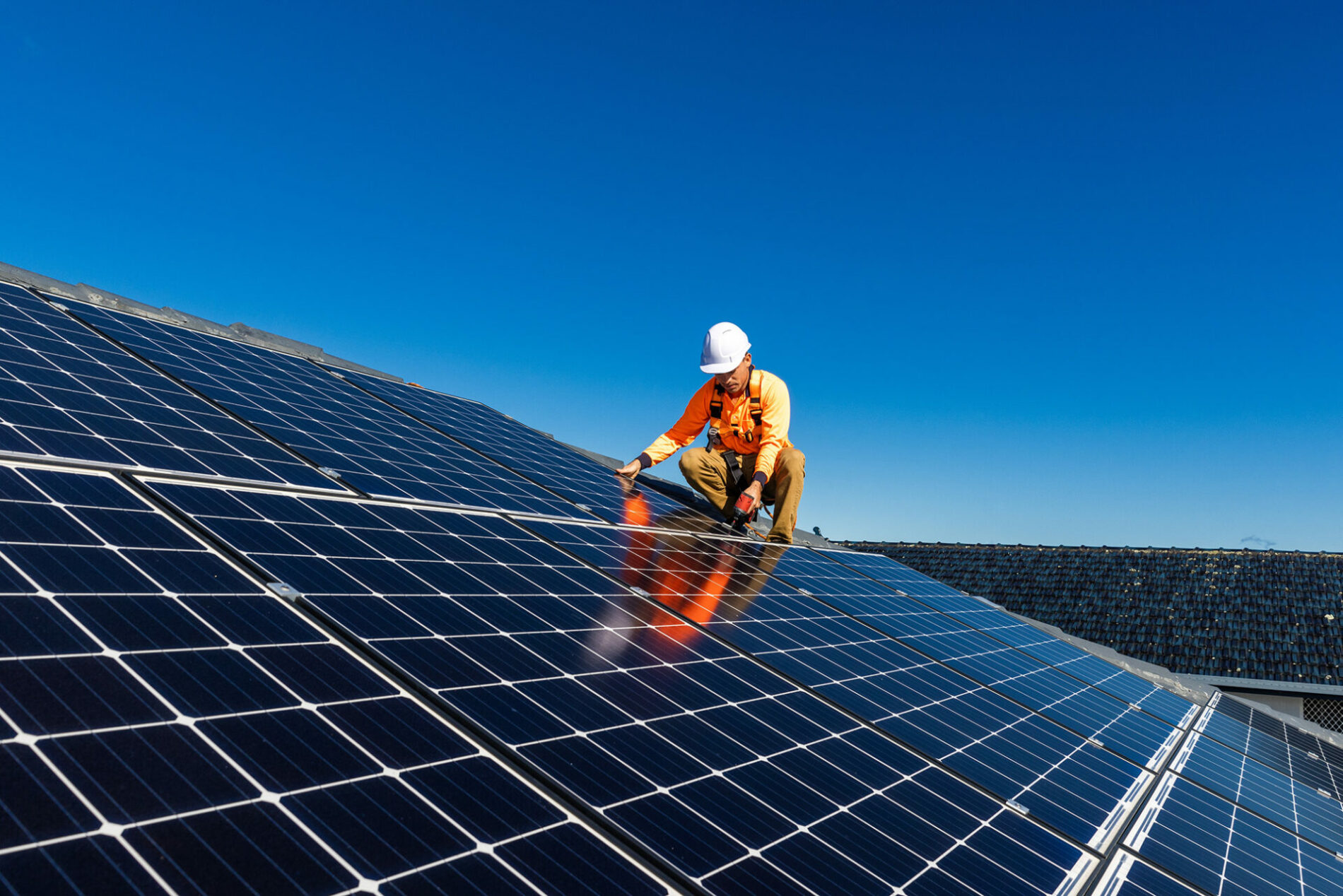 installing solar renewable energy