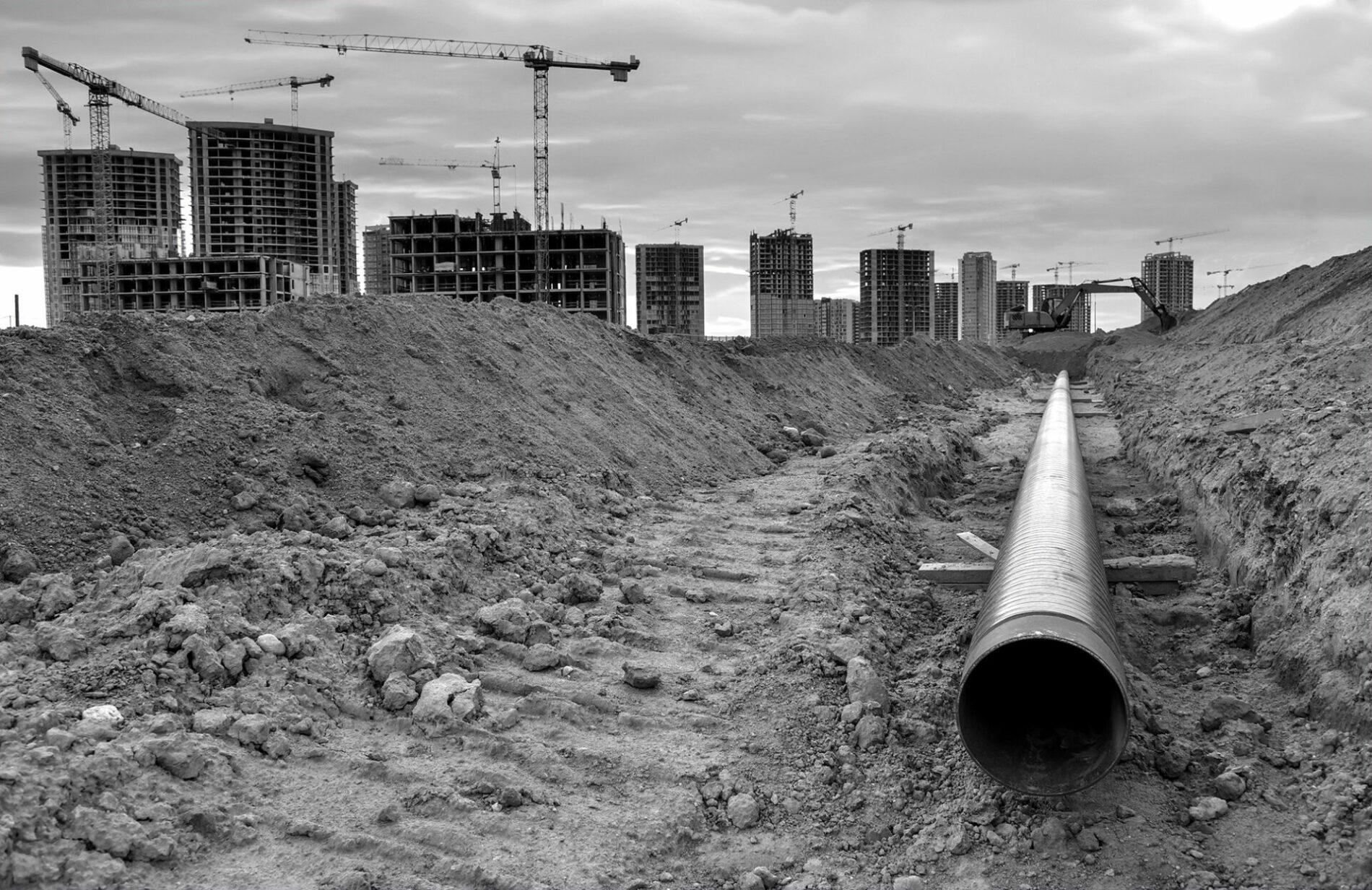 drainage pipe Canada's infrastructure concept