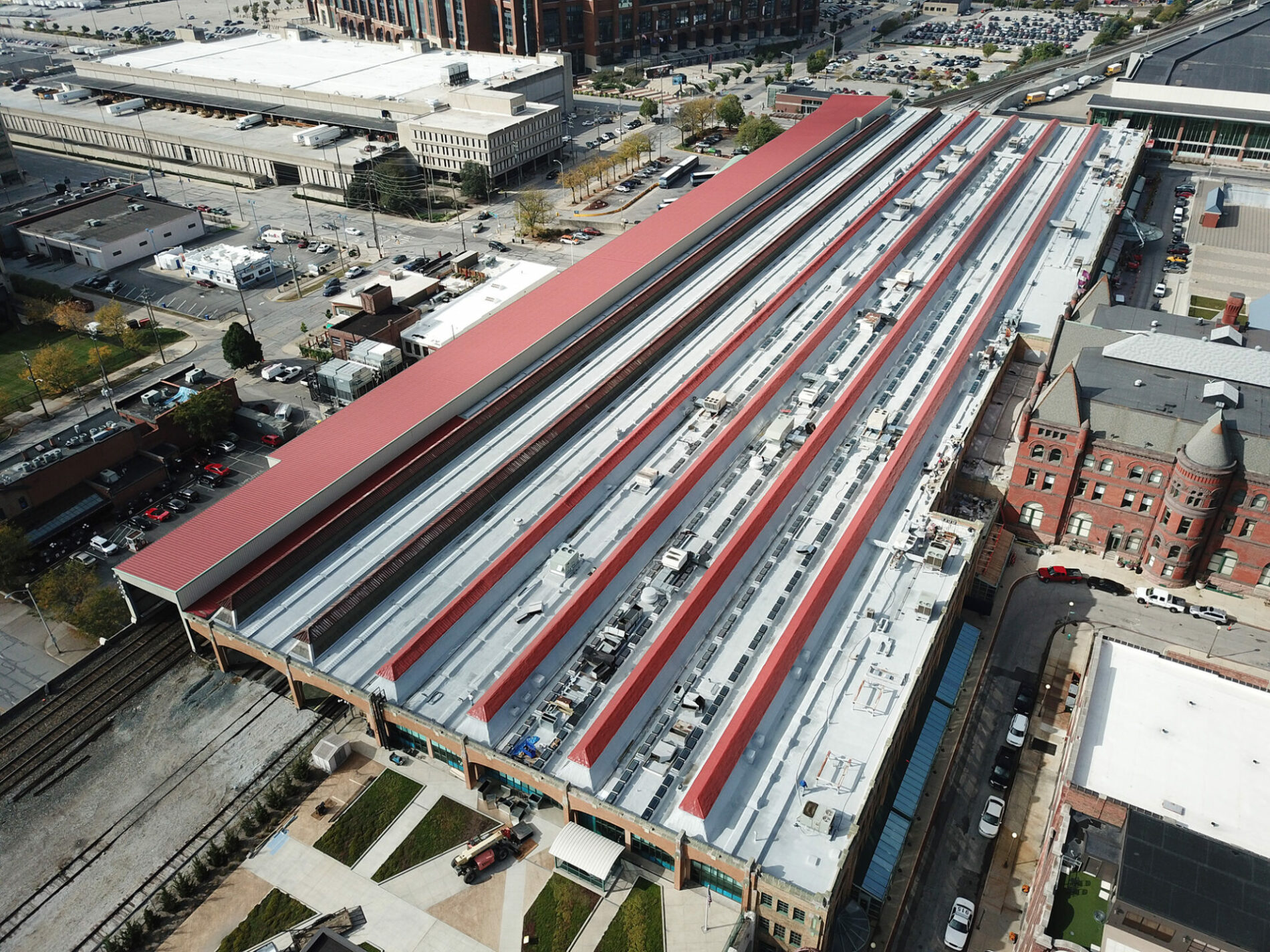 union station aerial view by IRC