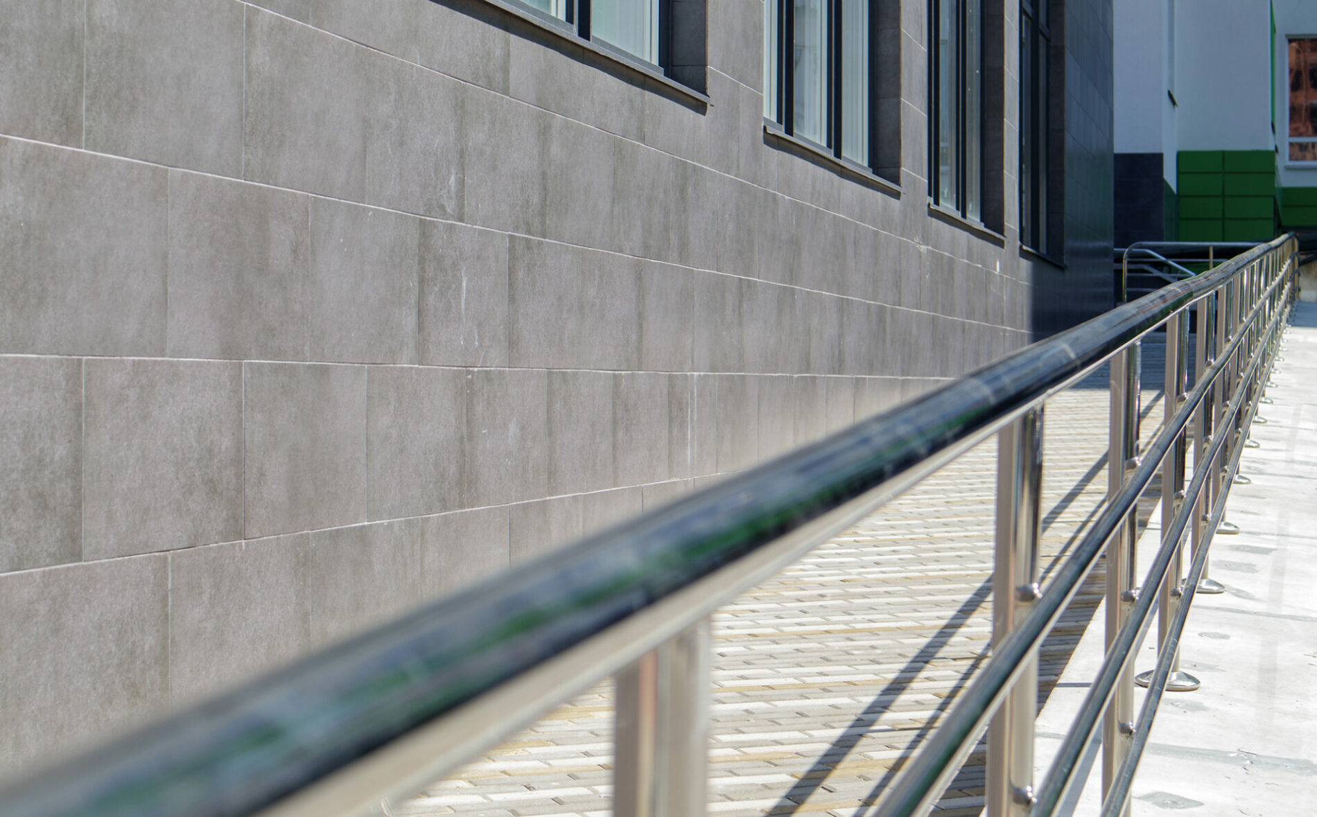 inclusive infrastructure design ramp beside a building